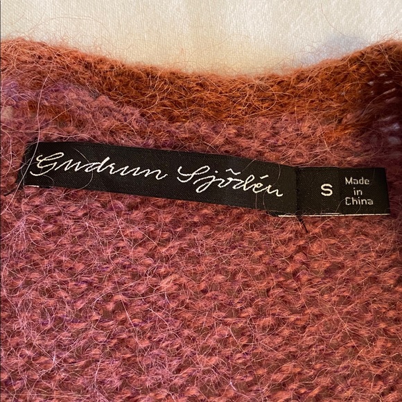 Gudrun Sjoden Alpaca blend Open Front Duster Lagenlook Layering Sweden Small - Picture 5 of 16